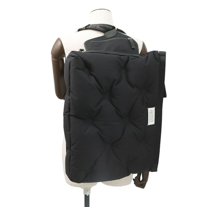 メゾンマルジェラ11 リュックサック GLAM SLAM グラムスラム スクエアボディ キャンバス S35WA0052 Maison Margiela 黒