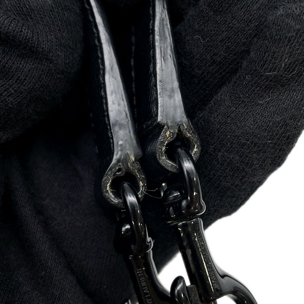 サンローランパリ ハンドバッグ サックドジュール ナノ スタッズ レザー SAINT LAURENT PARIS 2wayショルダー 黒