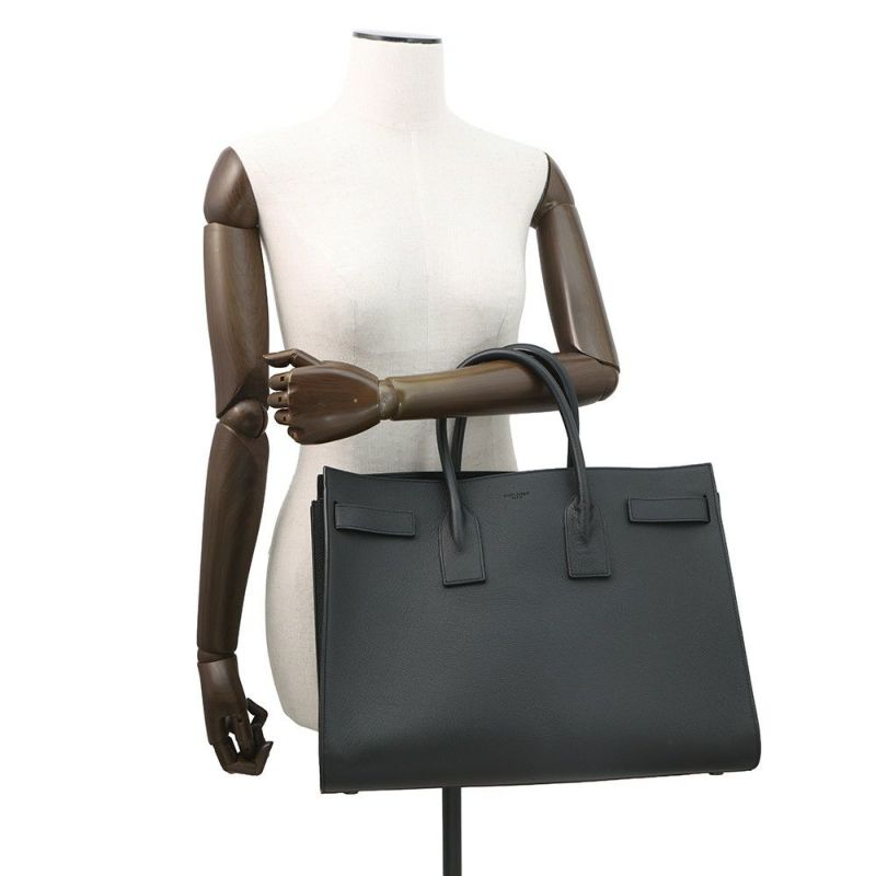 サンローランパリ トートバッグ サック・ド・ジュール ラージ カーフレザー 441571 2way 黒