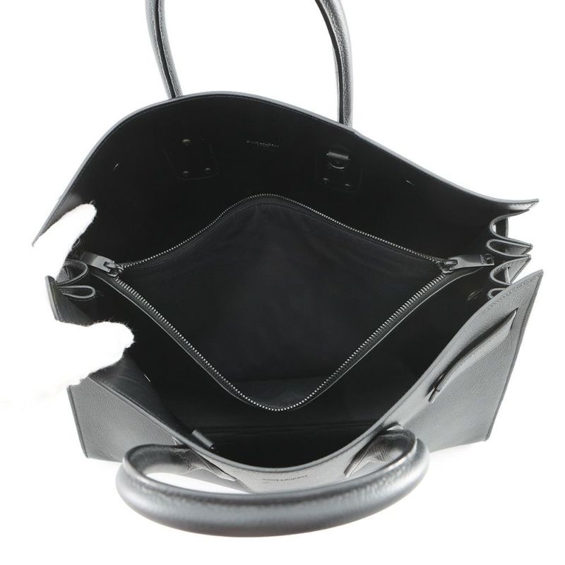 サンローランパリ トートバッグ サック・ド・ジュール ラージ カーフレザー 441571 2way 黒