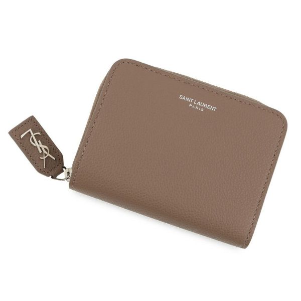 サンローランパリ 二つ折り財布 リヴゴーシュ コンパクト ジップウォレット レザー 603081 SAINT LAURENT PARIS