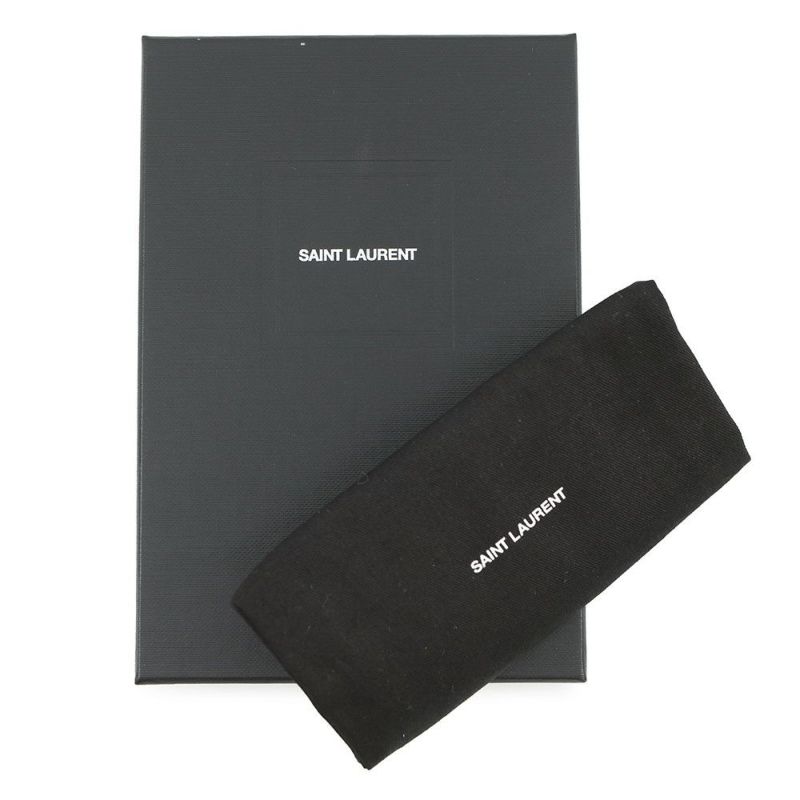 サンローランパリ 二つ折り財布 リヴゴーシュ コンパクト ジップウォレット レザー 603081 SAINT LAURENT PARIS