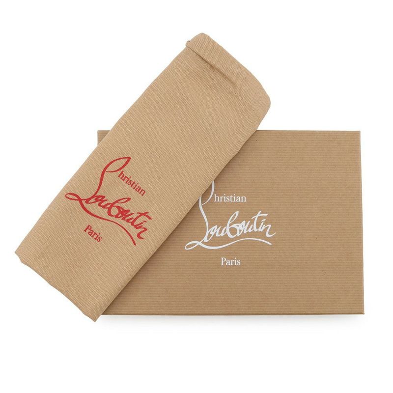 クリスチャン・ルブタン 長財布 パロマ ラバー レザー 3195086 Christian Louboutin 黒