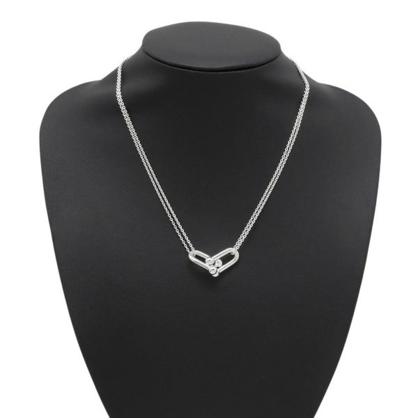 ティファニー ネックレス ハードウェア ダブルリンク ペンダント ラージ SV925シルバー 63104337 Tiffany&Co. ジュエリー