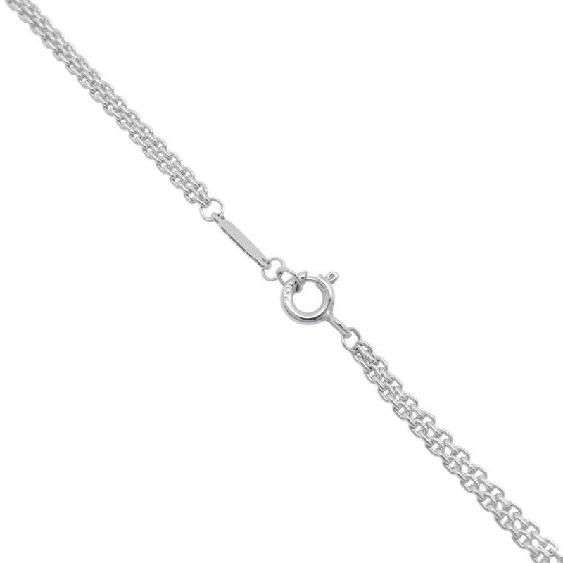 ティファニー ネックレス ハードウェア ダブルリンク ペンダント ラージ SV925シルバー 63104337 Tiffany&Co. ジュエリー