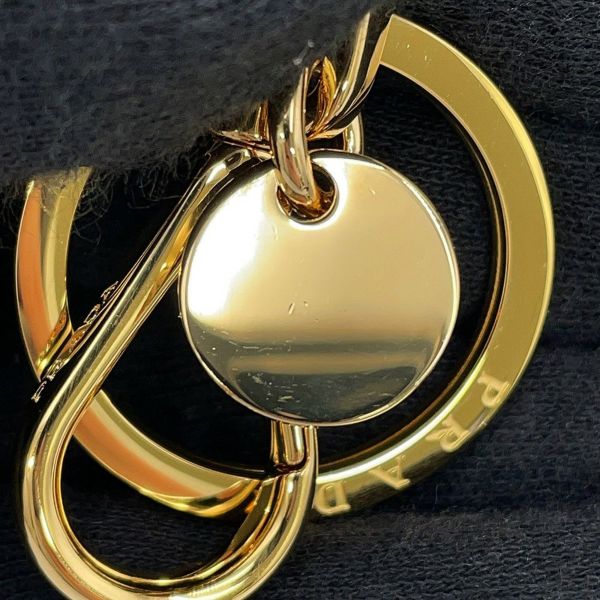 プラダ キーホルダー Teddy キーチャーム 1TO050 PRADA バッグチャーム 黒 くま クマ 熊