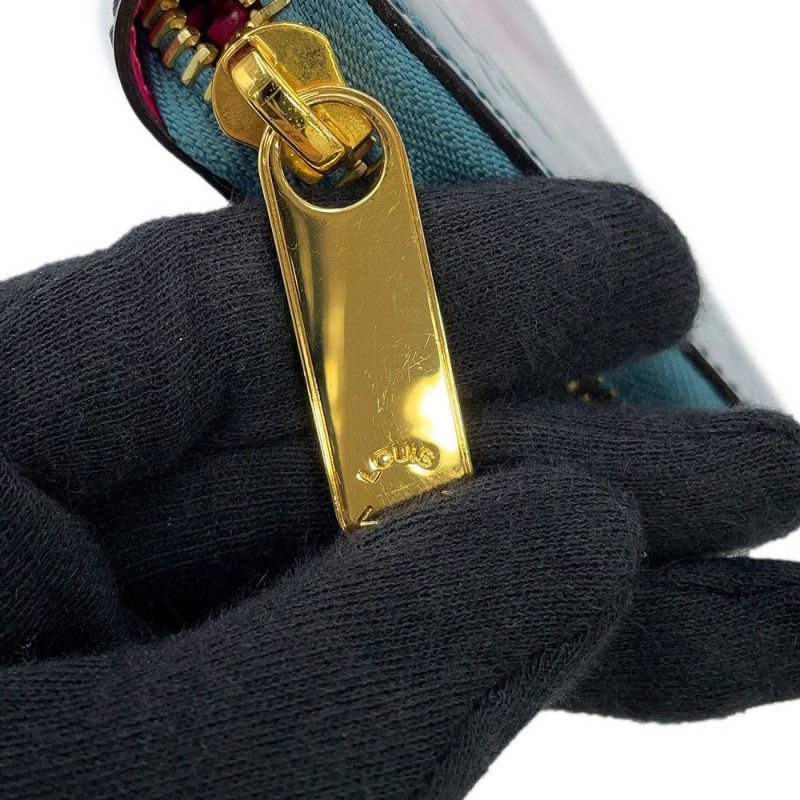 ルイヴィトン 長財布 モノグラム・ヴェルニ ジッピー・ウォレット M90520 LOUIS VUITTON 2020年バレンタイン限定