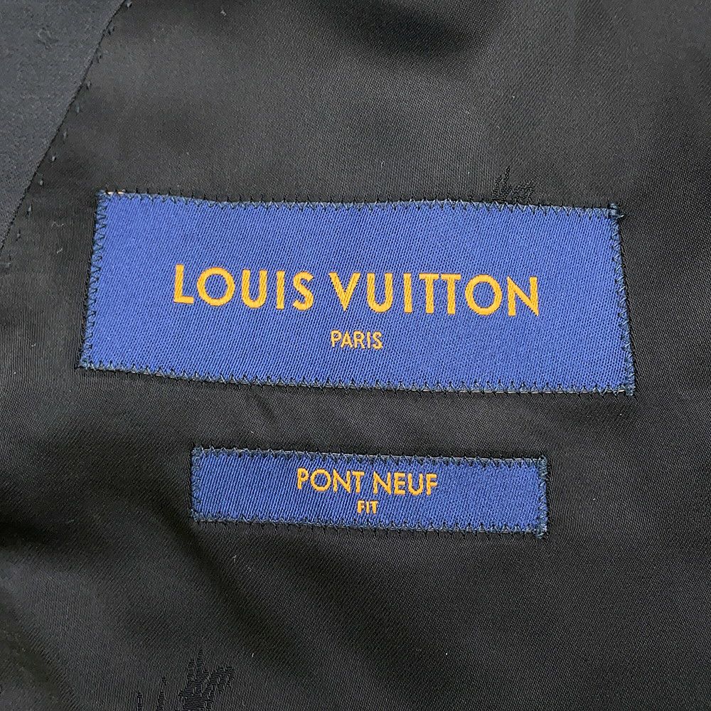 ルイヴィトン スーツ モノグラム セットアップ メンズサイズ46 LOUIS VUITTON アウター パンツ 黒
