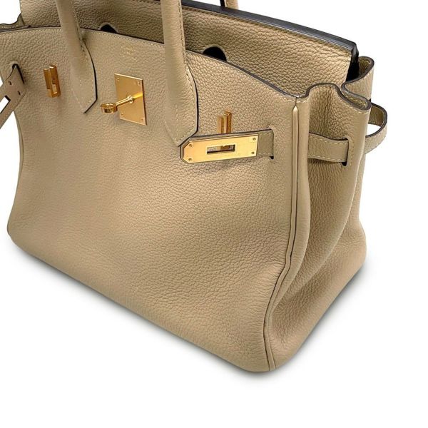 エルメス バーキン30 トレンチ/ゴールド金具 トゴ X刻印 HERMES Birkin ハンドバッグ