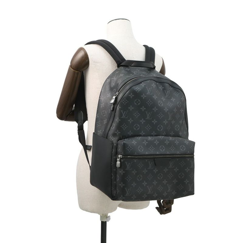 ルイヴィトン リュック モノグラム・エクリプス ディスカバリー・バックパックMM M22545 LOUIS VUITTON ヴィトン ブラック 黒