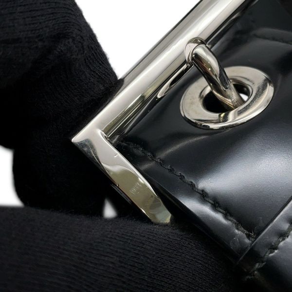 プラダ ハンドバッグ Re-Edition 2002 ムーン パデットナッパレザー 1BA381 PRADA 2wayショルダー 黒