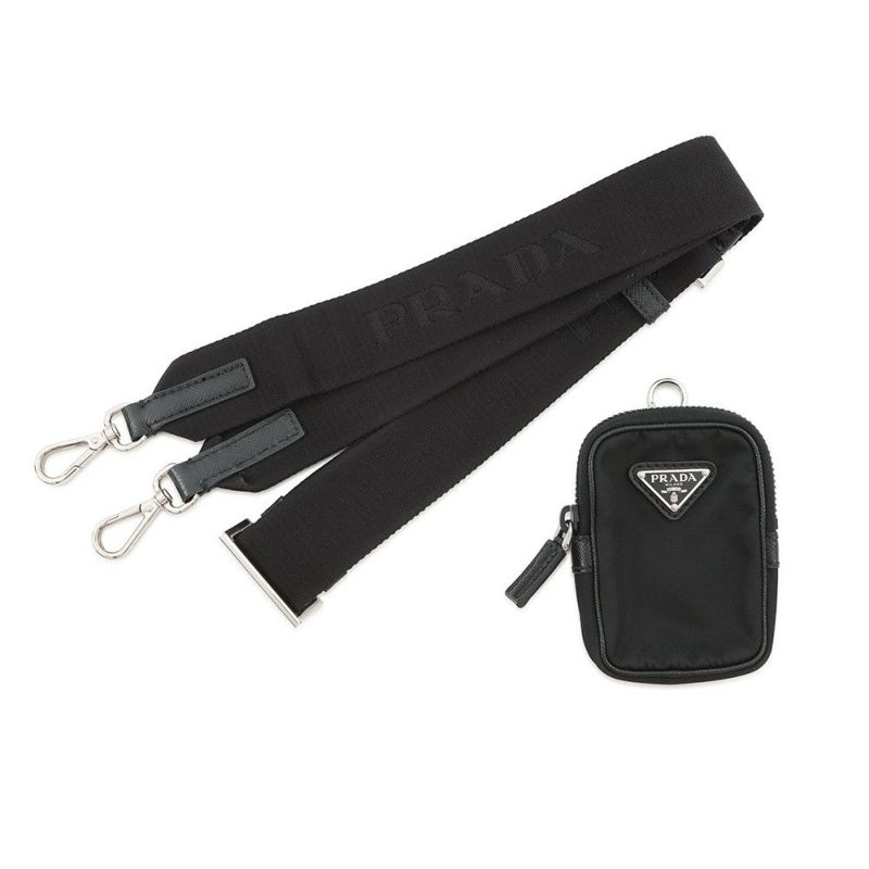 プラダ ショルダーバッグ Re-Nylon ナイロン 2VH113 PRADA 斜め掛け 黒