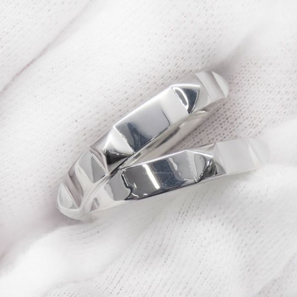 エルメス リング エルメス・クルー・ドゥ・H ダブルラウンドリング SV925シルバー サイズ53 HERMES ジュエリー