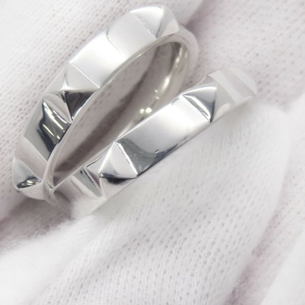 エルメス リング エルメス・クルー・ドゥ・H ダブルラウンドリング SV925シルバー サイズ53 HERMES ジュエリー