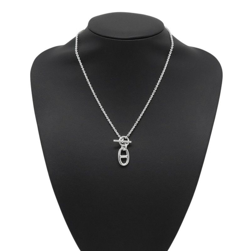 エルメス ネックレス シェーヌダンクル アミュレット SV925シルバー HERMES ジュエリー