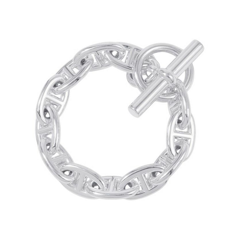 エルメス ブレスレット シェーヌダンクルGM 12コマ SV925シルバー HERMES ジュエリー