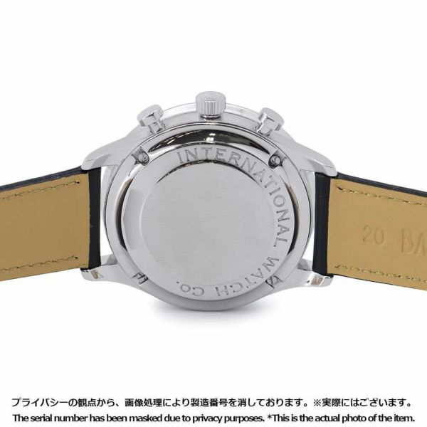 IWC ポルトギーゼ クロノグラフ オートマティック IW371404 腕時計 黒文字盤