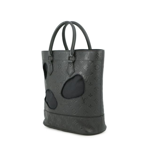 ルイヴィトン トートバッグ モノグラム・アンプラント ウィズ ホールズ PM M45887 コムデギャルソン 川久保玲 コラボ 黒 ブラック