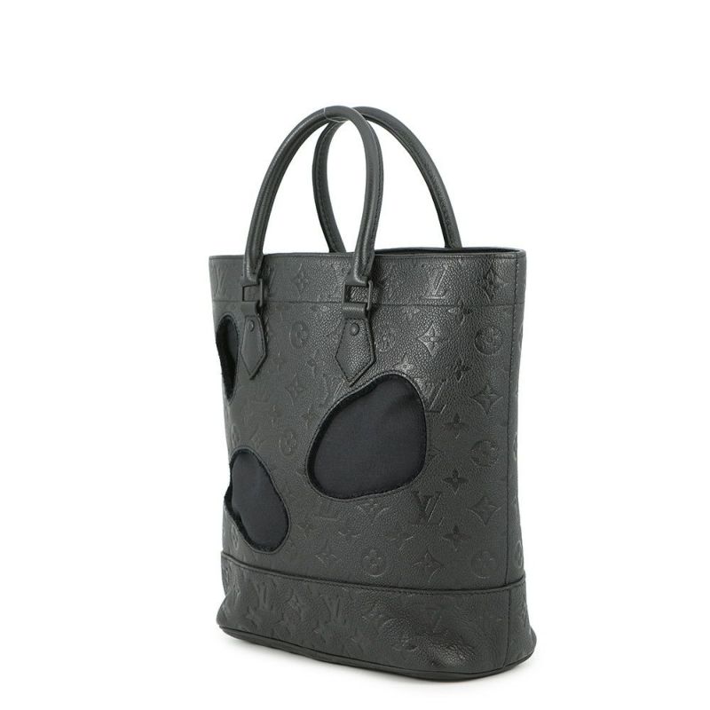 ルイヴィトン トートバッグ モノグラム・アンプラント ウィズ ホールズ PM M45887 コムデギャルソン 川久保玲 コラボ 黒 ブラック