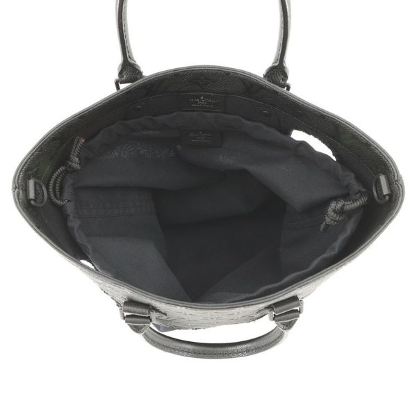 ルイヴィトン トートバッグ モノグラム・アンプラント ウィズ ホールズ PM M45887 コムデギャルソン 川久保玲 コラボ 黒 ブラック