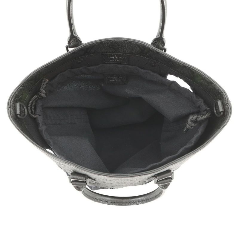 ルイヴィトン トートバッグ モノグラム・アンプラント ウィズ ホールズ PM M45887 コムデギャルソン 川久保玲 コラボ 黒 ブラック