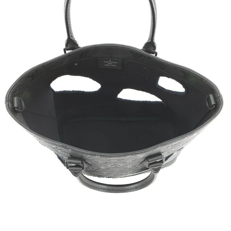 ルイヴィトン トートバッグ モノグラム・アンプラント ウィズ ホールズ PM M45887 コムデギャルソン 川久保玲 コラボ 黒 ブラック