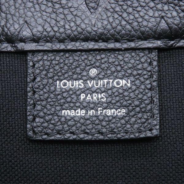 ルイヴィトン トートバッグ モノグラム・アンプラント ウィズ ホールズ PM M45887 コムデギャルソン 川久保玲 コラボ 黒 ブラック