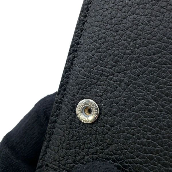 ルイヴィトン 二つ折り財布 モノグラム・アンプラント LV × YK ポルトフォイユ・クレア M81907 日本限定 草間彌生 黒 ブラック