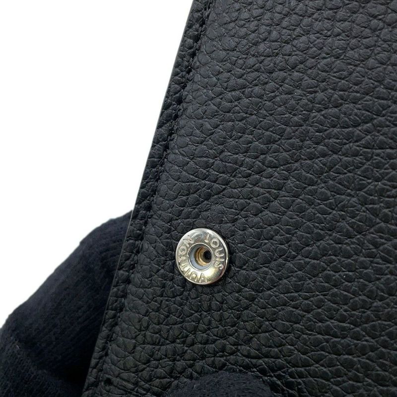 ルイヴィトン 二つ折り財布 モノグラム・アンプラント LV × YK ポルトフォイユ・クレア M81907 日本限定 草間彌生 黒 ブラック