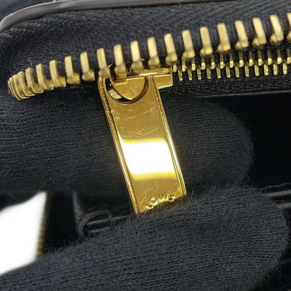 ルイヴィトン 長財布 エキゾチックレザー ジッピー・ウォレット LOUIS VUITTON ブラック 黒