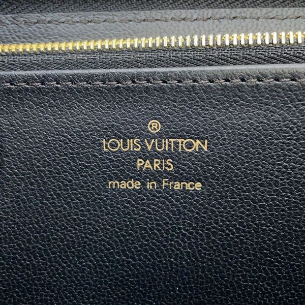 ルイヴィトン 長財布 エキゾチックレザー ジッピー・ウォレット LOUIS VUITTON ブラック 黒