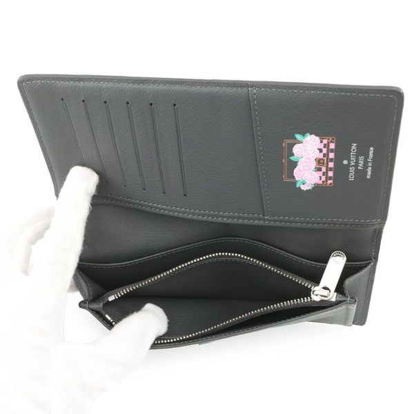 ルイヴィトン 長財布 オーストリッチ ポルトフォイユ・ブラザ LOUIS VUITTON メンズ