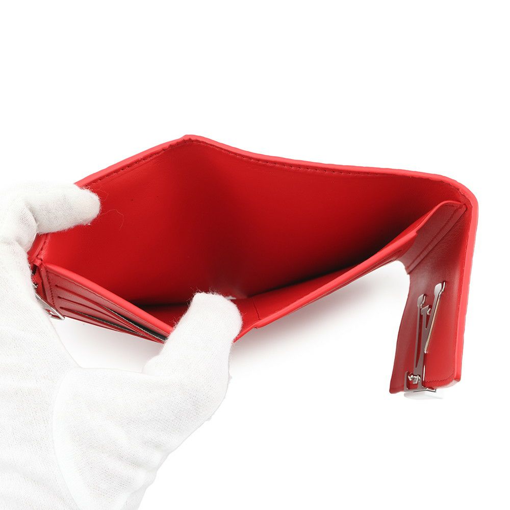 ルイヴィトン 三つ折り財布 LV×YK ポルトフォイユ カプシーヌ コンパクトマキシ トリヨンレザー M82113 草間弥生 コラボ