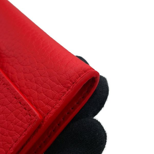 ルイヴィトン 三つ折り財布 LV×YK ポルトフォイユ カプシーヌ コンパクトマキシ トリヨンレザー M82113 草間弥生 コラボ