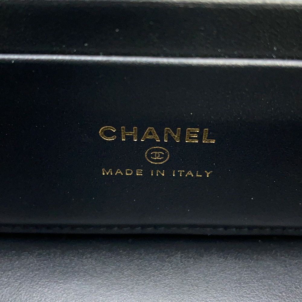 シャネル チェーンショルダーバッグ マトラッセ ヴァニティ ココマーク キャビアスキン AP4936 CHANEL 黒 バニティ 2way