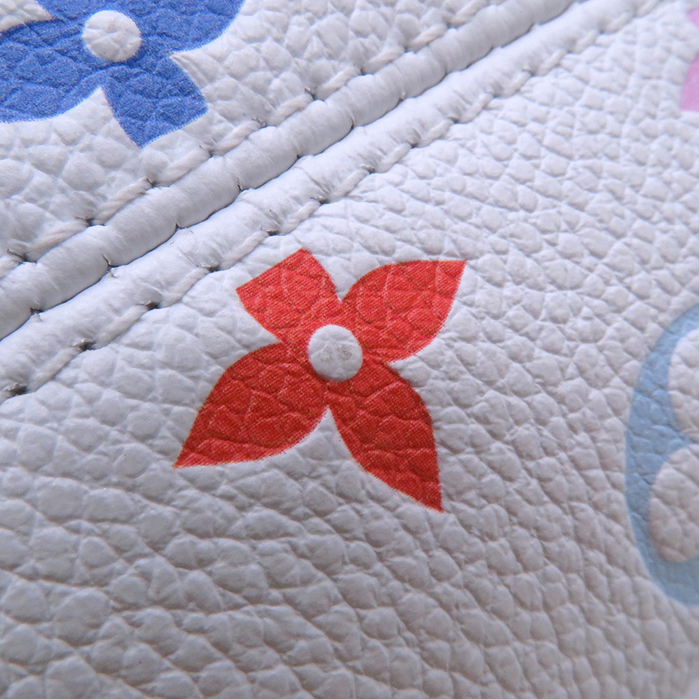 ルイヴィトン ショルダーバッグ モノグラム・マルチカラー LV×TM サイドトランクMM M4635 2way ホワイト 白  村上隆 コラボ