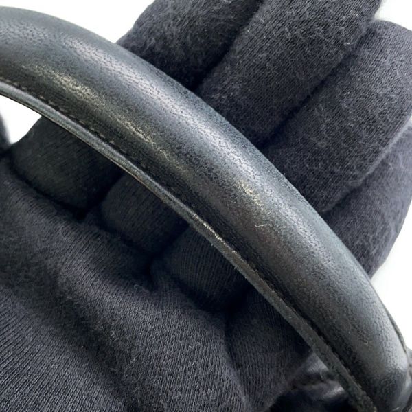 シャネル トップハンドル ハンドバッグ マトラッセ ココマーク トップハンドル ラムスキン CHANEL バッグ 黒