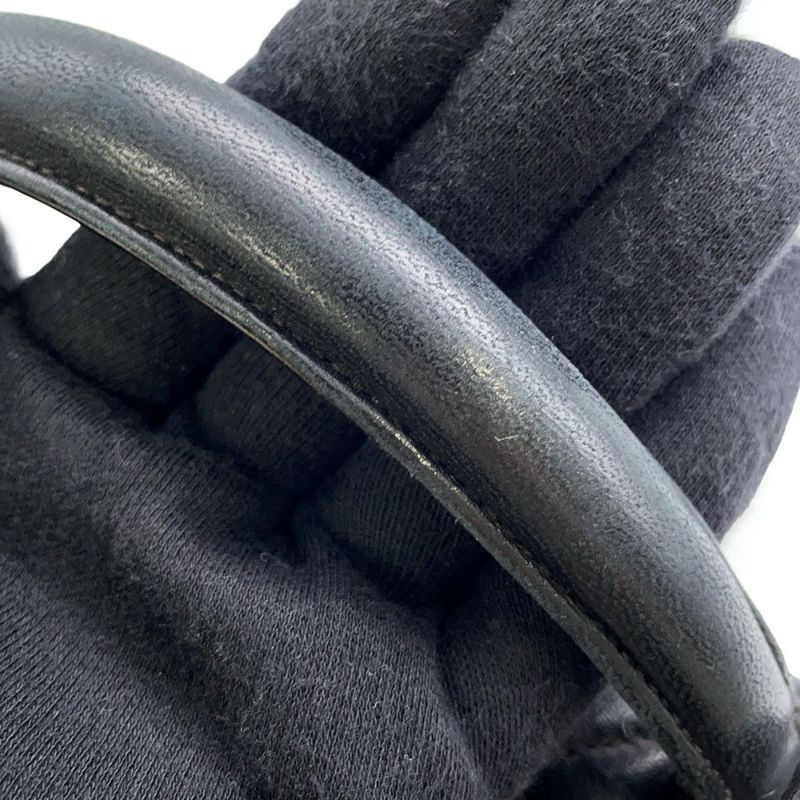 シャネル トップハンドル ハンドバッグ マトラッセ ココマーク トップハンドル ラムスキン CHANEL バッグ 黒