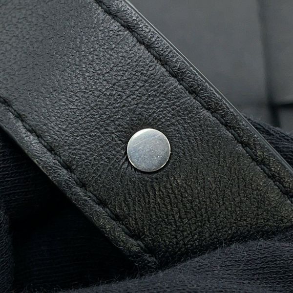 ボッテガヴェネタ ショルダーバッグ マキシイントレチャート カセット ラムスキン 578004 BOTTEGA VENETA 黒