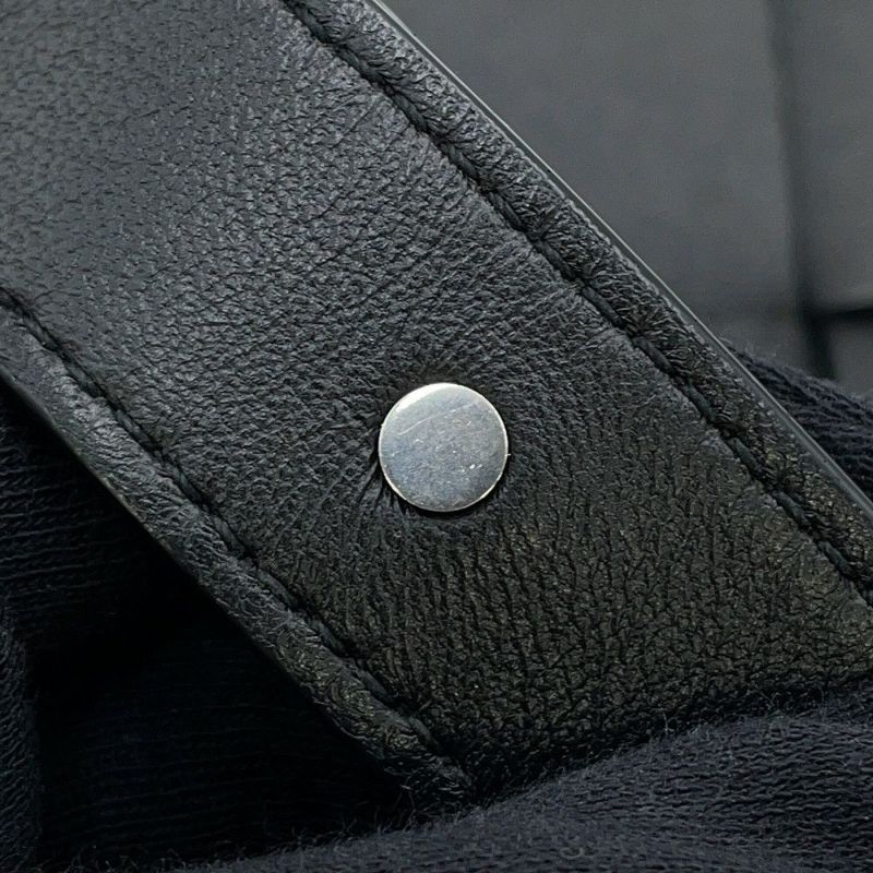 ボッテガヴェネタ ショルダーバッグ マキシイントレチャート カセット ラムスキン 578004 BOTTEGA VENETA 黒