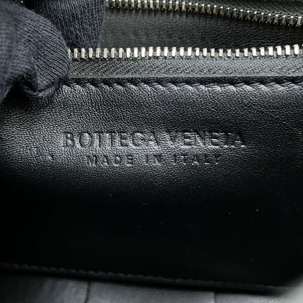 ボッテガヴェネタ ショルダーバッグ マキシイントレチャート カセット ラムスキン 578004 BOTTEGA VENETA 黒