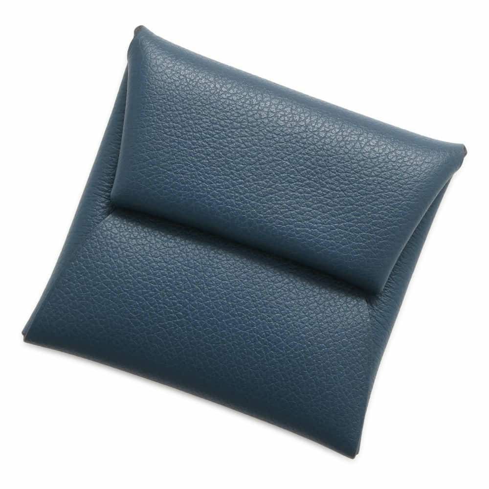 エルメス コインケース バスティア ブラック エプソン U刻印 HERMES 黒  
