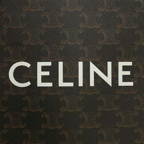 セリーヌ ハンドバッグ バーティカルカバ ミニ ロゴ 194372 CELINE バッグ 2wayショルダーバッグ 黒