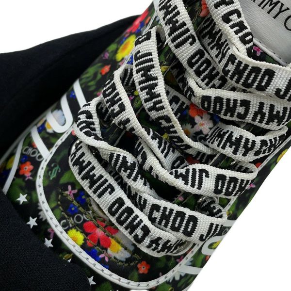 ジミーチュウ スニーカー HAWAII フラワー柄 ローカットスニーカー レディースサイズ35 J00013404535 JIMMY CHOO 靴
