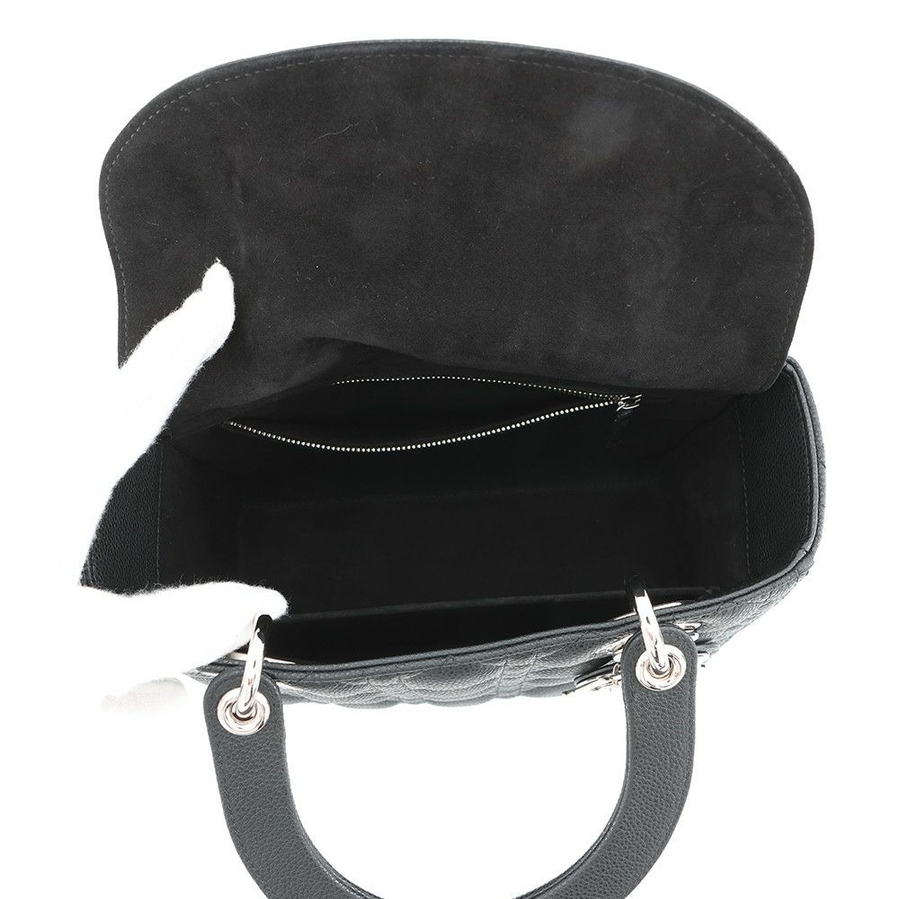 クリスチャン・ディオール ハンドバッグ レディディオール カナージュ ミディアム M0565PWRT_M900 2way 黒