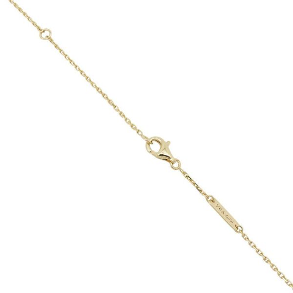 ヴァンクリーフ&アーペル ネックレス ヴィンテージ アルハンブラ ペンダント マザーオブパール K18YGイエローゴールド VCARA45900