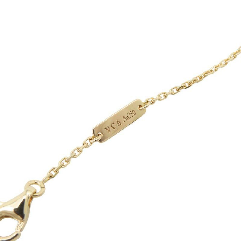 ヴァンクリーフ&アーペル ネックレス ヴィンテージ アルハンブラ ペンダント マザーオブパール K18YGイエローゴールド VCARA45900