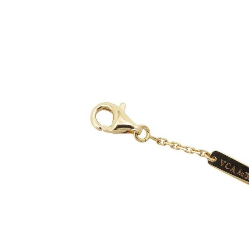 ヴァンクリーフ&アーペル ネックレス ヴィンテージ アルハンブラ ペンダント マザーオブパール K18YGイエローゴールド VCARA45900