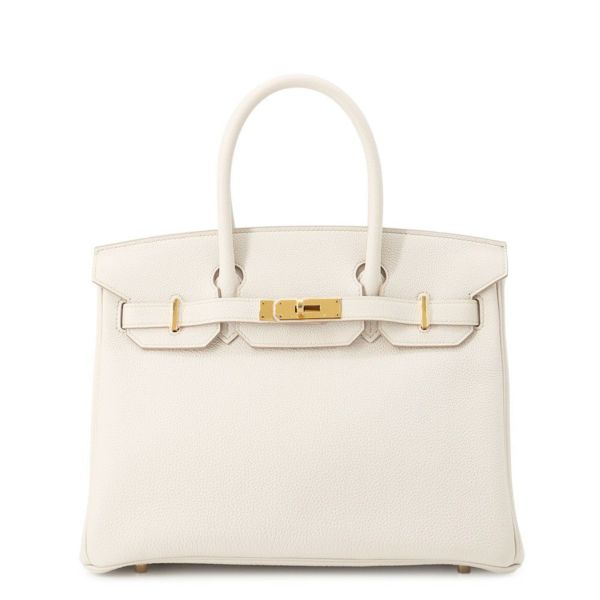 エルメス バーキン30 ベトン/ゴールド金具 トゴ K刻印 HERMES Birkin ハンドバッグ