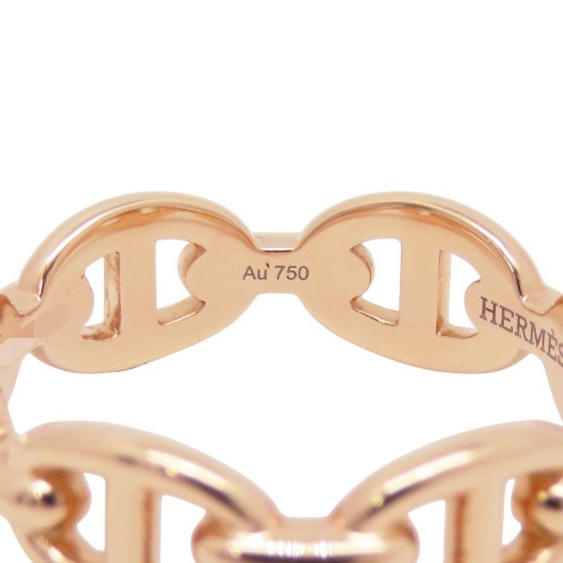 エルメス リング シェーヌダンクル アンシェネPM Enchainee K18PGピンクゴールド リングサイズ53 HERMES ジュエリー